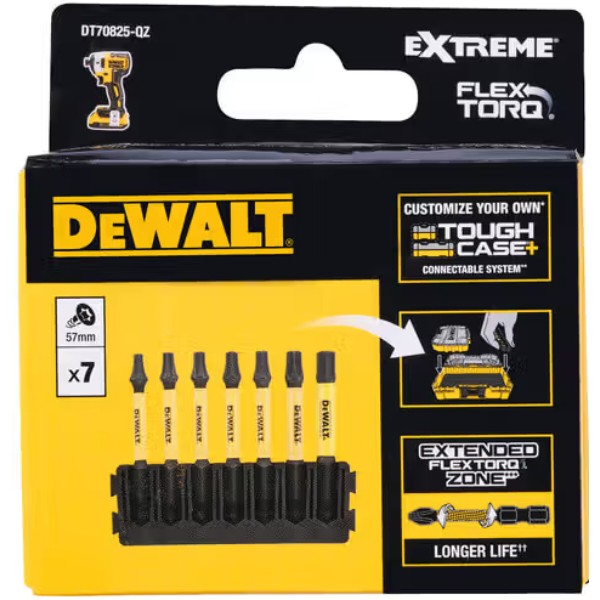 Фото - Біта для викрутки DeWALT FlexTorq 57 мм (DT70825)